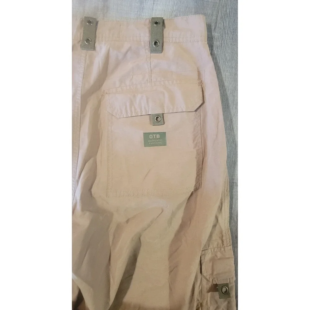 OTB One Tough‎ Brand Mens 30x32 Surplus Cargo Tan Lightweight Pant Vtg